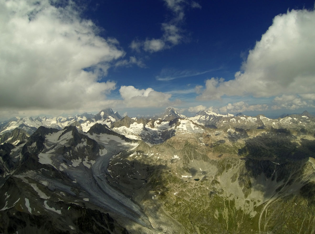 alpsfreeride valais wallis glacier parapente gleitschirm