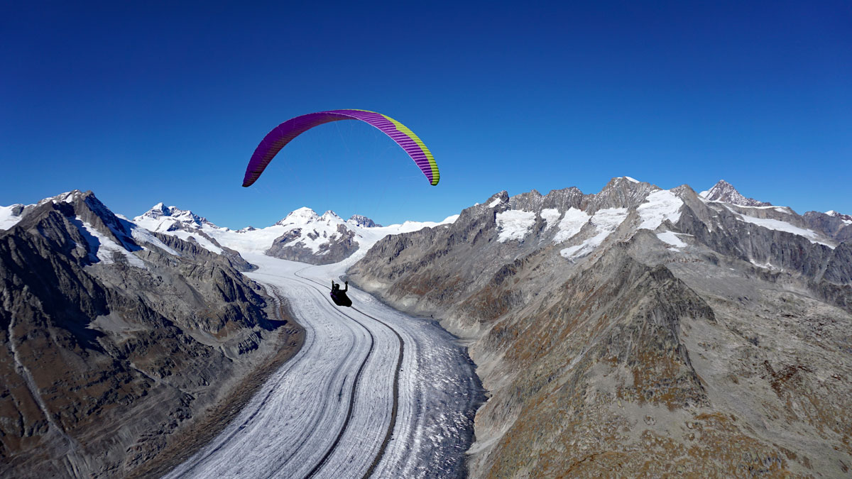 aletsch ozone paraglider wallis