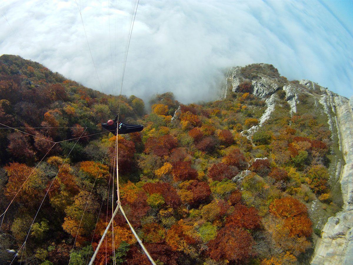 november saleve soaring above stratus