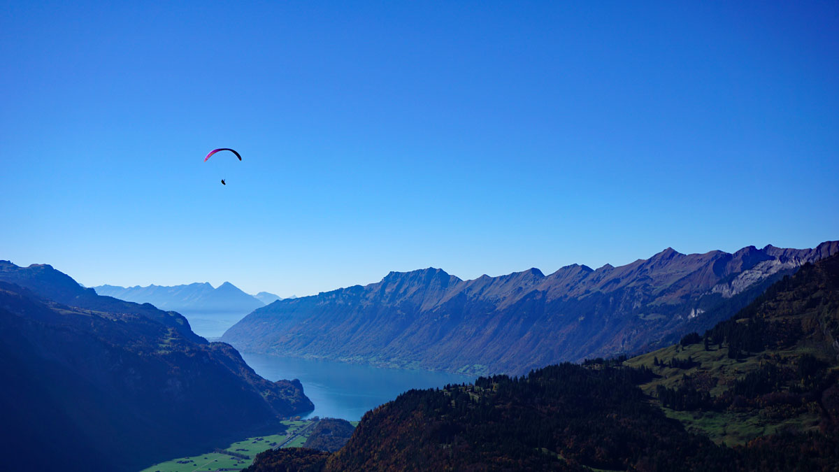 parapente paragliding gleitschirm blue