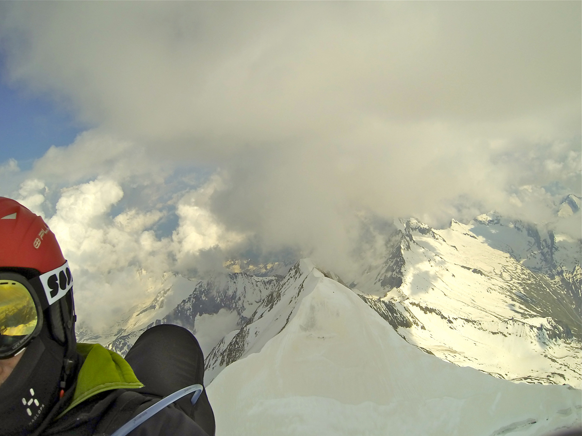 alps paragliding high altitude