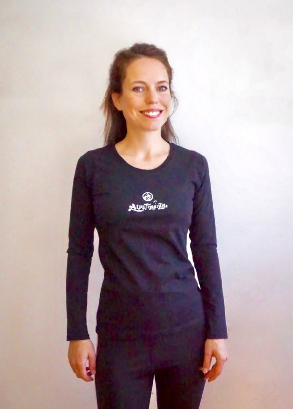 T-shirt à manches longues noir