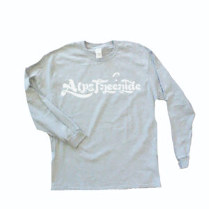 T-shirt à manches longues, gris base (grand logo)