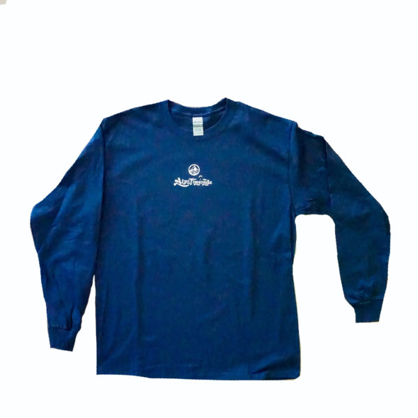 T-shirt à manches longues bleu (petit logo) – Image 3