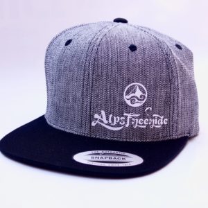 Casquette grise ajustable (logo double)