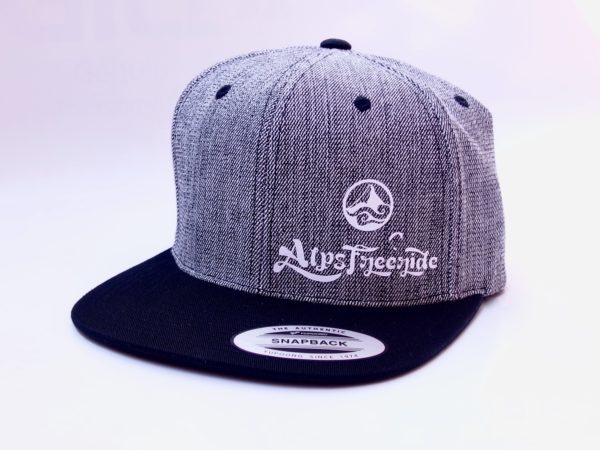 Casquette grise ajustable (logo double)