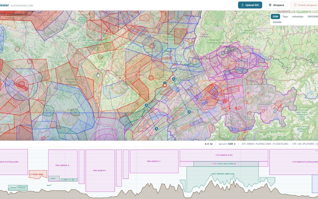 Airspaces viewer by Alpsfreeride